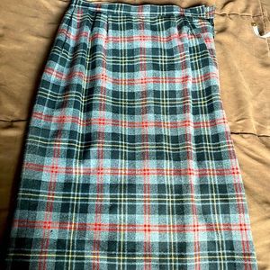 Vintage Pendleton tartan skirt